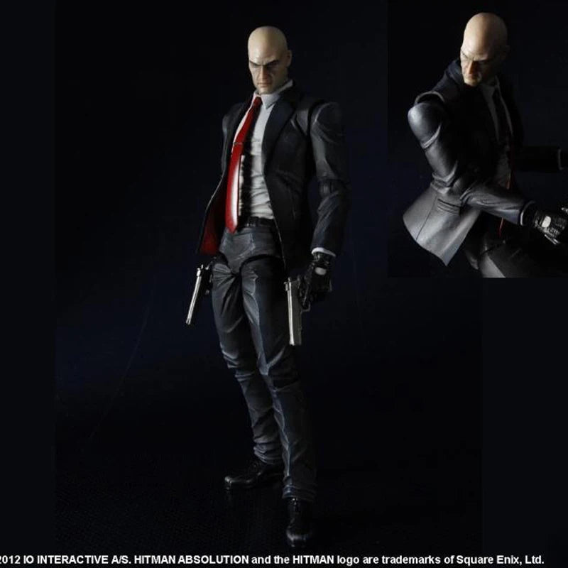 Play Arts Hitman Codename 47 Екшън фигурки PA Подвижна колекция Кукли Модели Играчки
