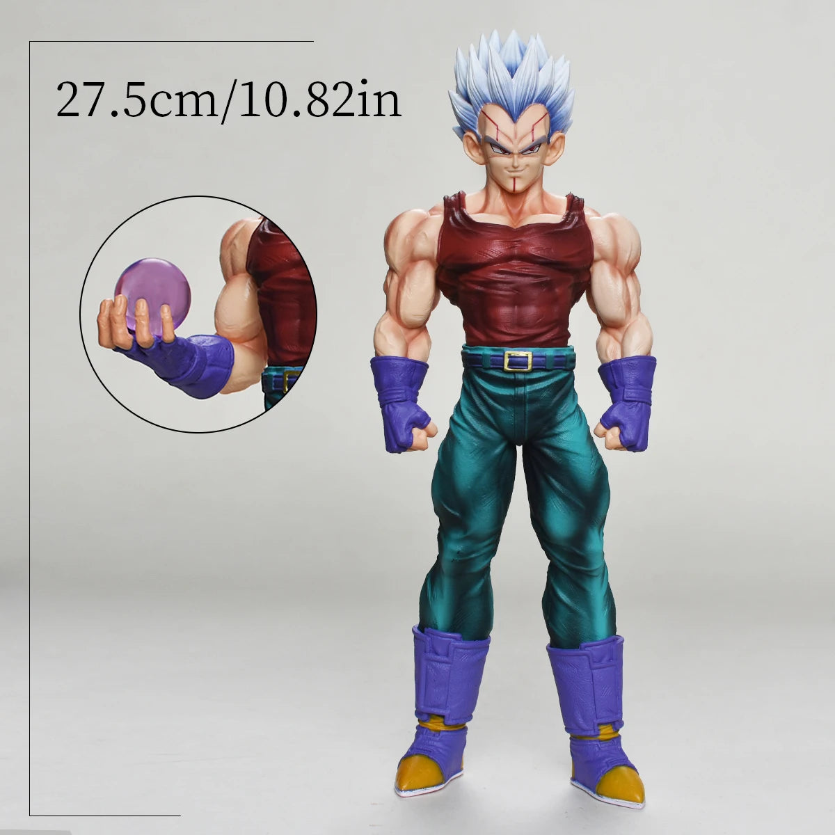 Anime Dragon Ball GT Vegeta Baby Figure Baby Vegeta Action Figure Statue Collection Model Toy Gift