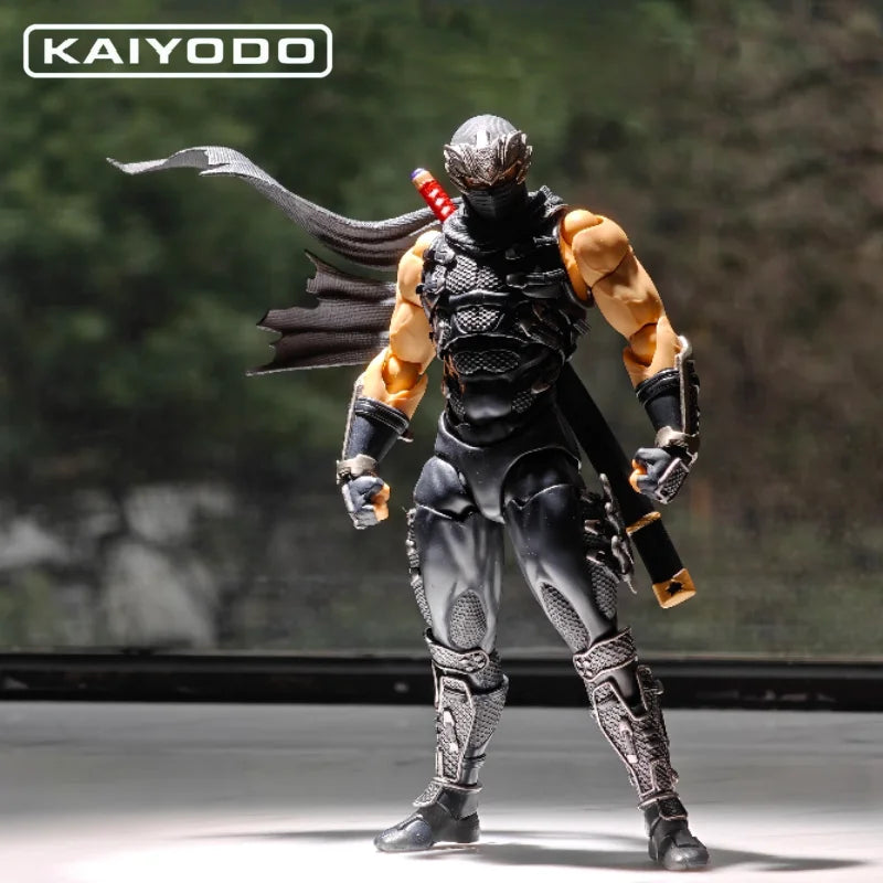 Genuine Kaiyodo Ninja Gaiden Ryu Hayabusa Yamaguchi Style Action Figure Movable Joint Toy Realistic PVC Figure Game Merch