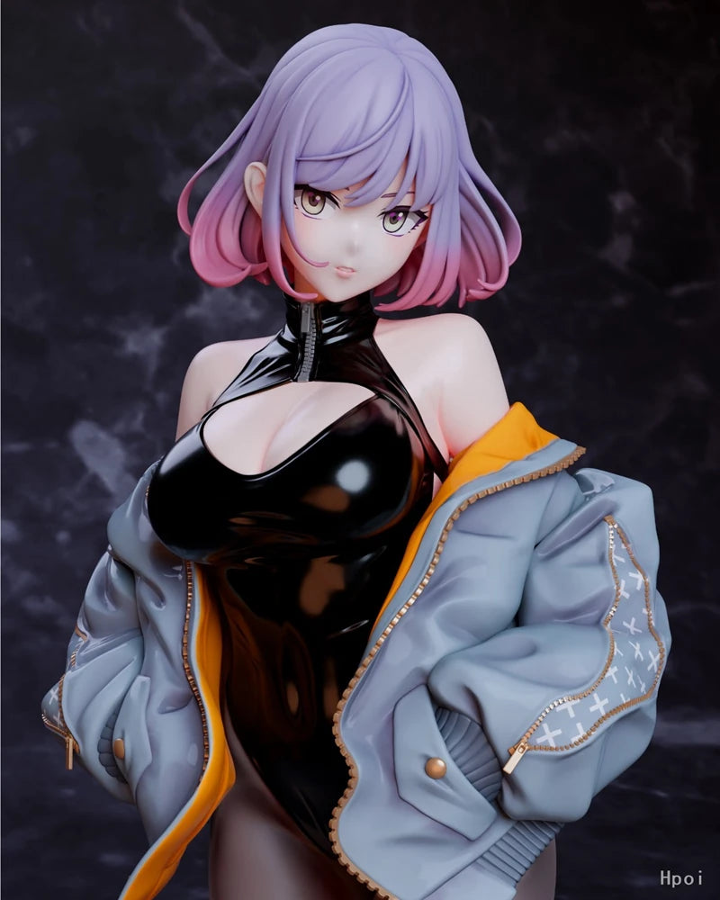 24cm Astrum Design Luna illustration by YD Anime Figure Sexy Black Pink Mask Girl Action Figure PVC Collectible Model Doll Toys
