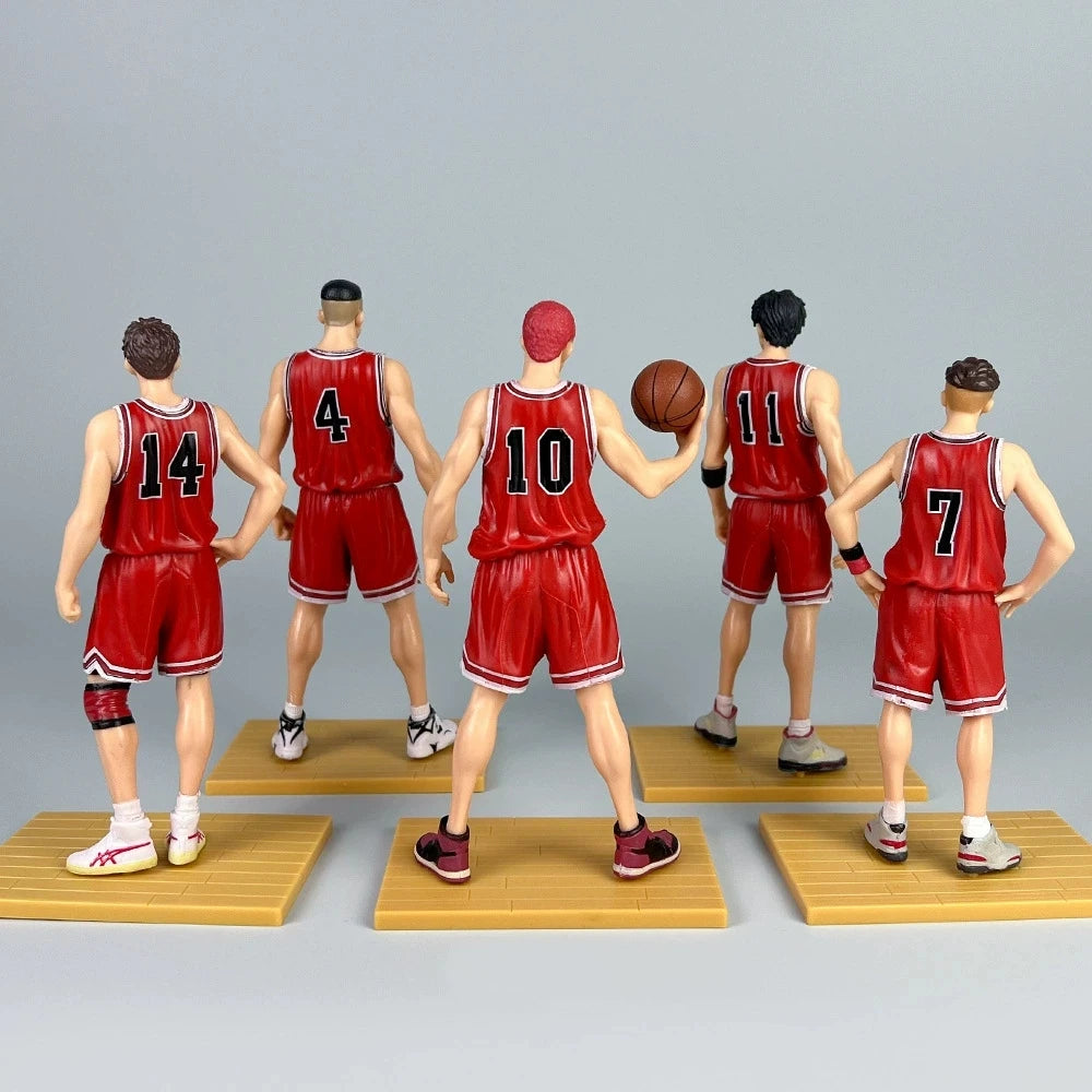 Slam Dunk Anime GK Shohoku Team Stehende Haltung Sakuragi Hanamichi Ryukawa Ahorn Mitsui Shou Handgefertigtes Modell Manga Statue Modell