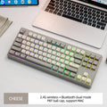 M87 Wireless Keyboard and Mouse Combo, Bluetooth Dual Mode, PBT,Backlit,Rechargeable Keyboard Mouse Kit for Silent Office Gaming