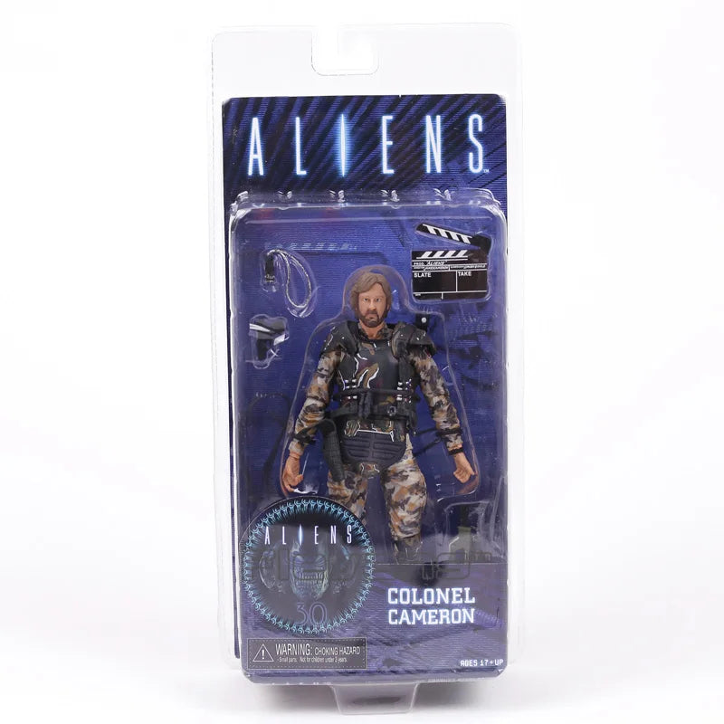 NECA Aliens Xenomorph Warrior Snake Grid Alien Ellen Ripley Collection Action Figure Movie Model Toy
