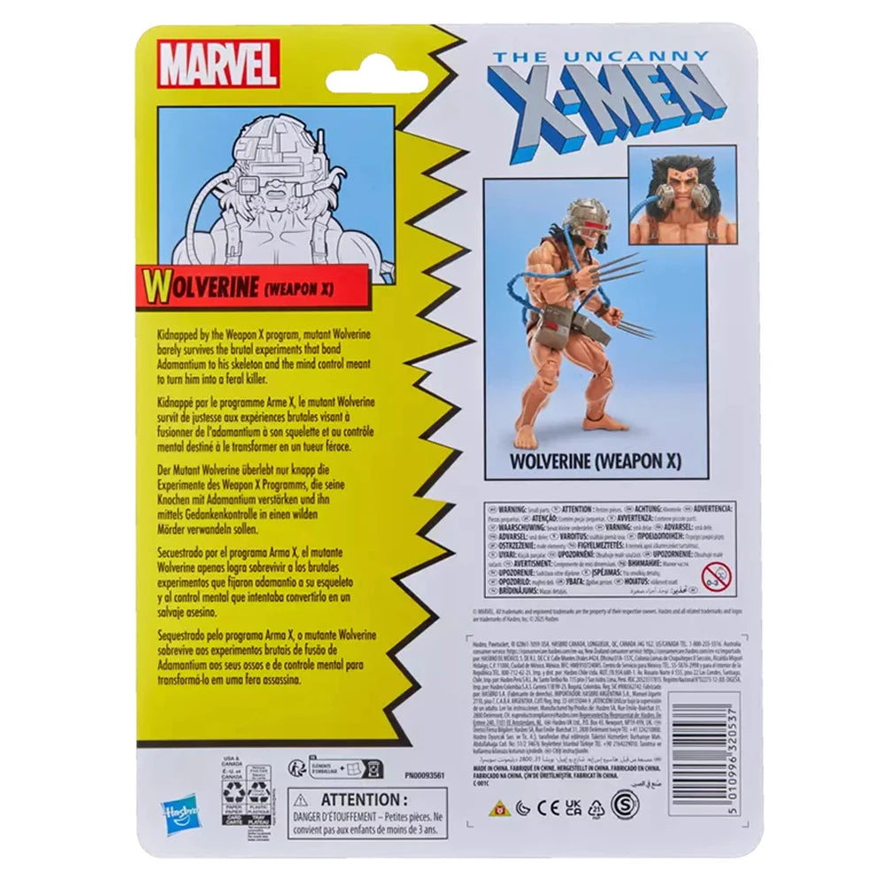 [In-Stock] Hasbro Marvel Legends Series X-MEN Wolverine 15cm Collectible Comic Action Figure Model Toy Gifts