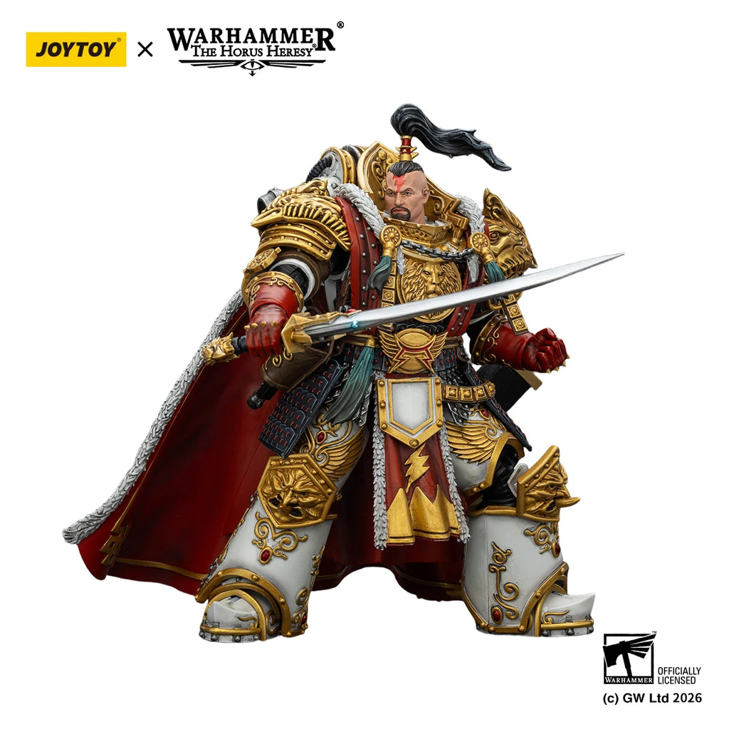 【Pre-sale】JOYTOY Warhammer 40K The Horus Heresy White Scars Jaghatai Khan Primarch of The Vth Legion 1/18 Action Figure Toy