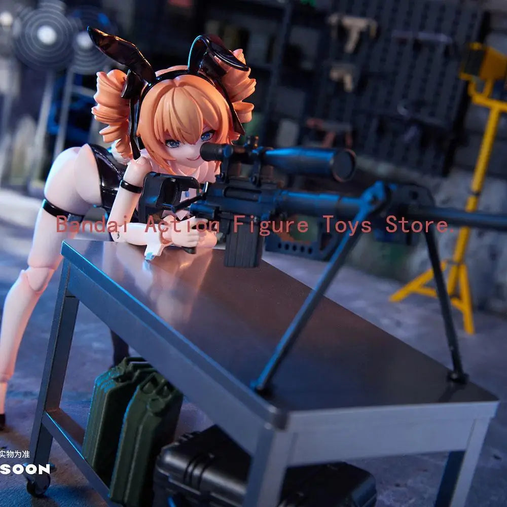 In Stock, Traceability, Rabbit Reaction Team, Sniper, Leoni LEONI 1/12, Mobile Phone Model Ornaments, Collection of Gifts
