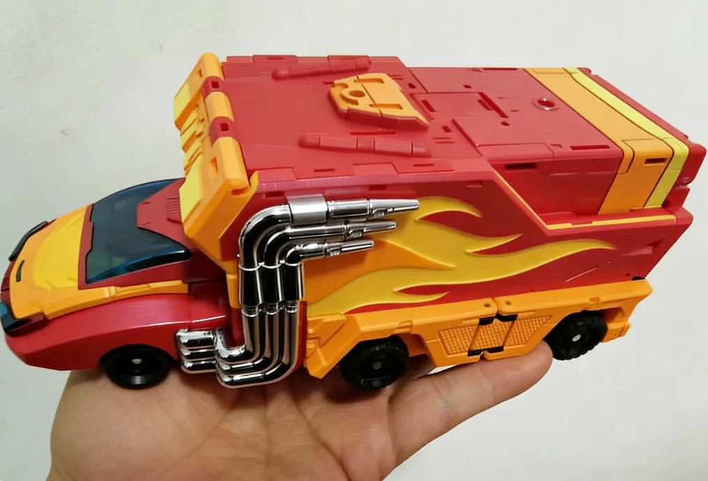 Transformation Toy DX9 D06 Rodimus Prime Metallic Folding MP Action Figure