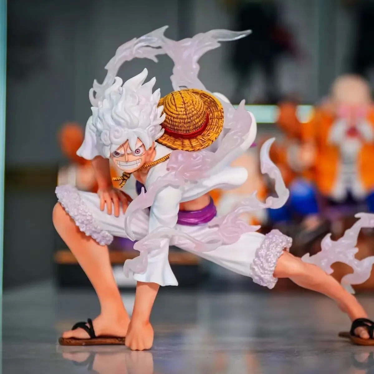 16cm One Piece Luffy Two Kinds Red Or White Anime Figure Figures Models Pvc Statue Models Boys Collectible Ornament Doll Toys