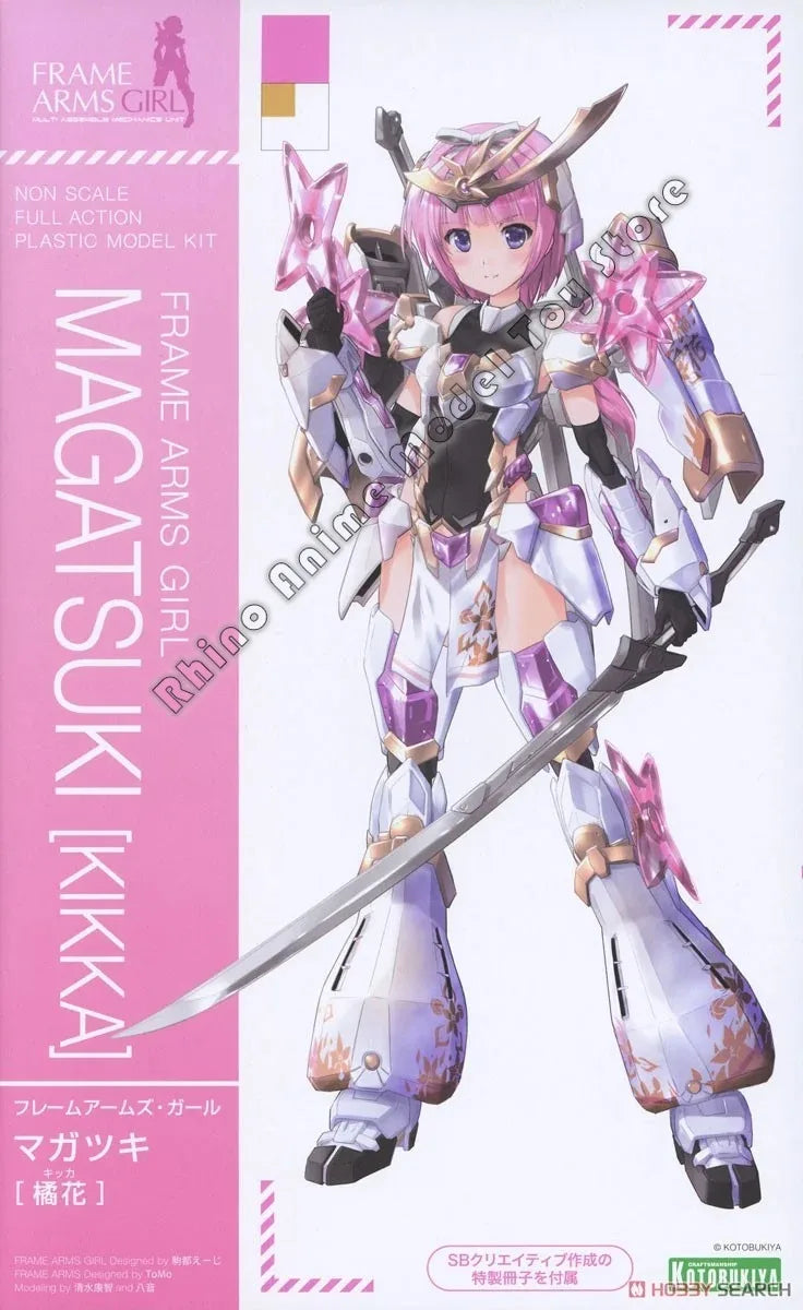 In Stock Original Genuine Kotobukiya Frame Arms Girl Magatsuki 250mm Tall Action Figure Anime Model Kit Collectible Toy Figure