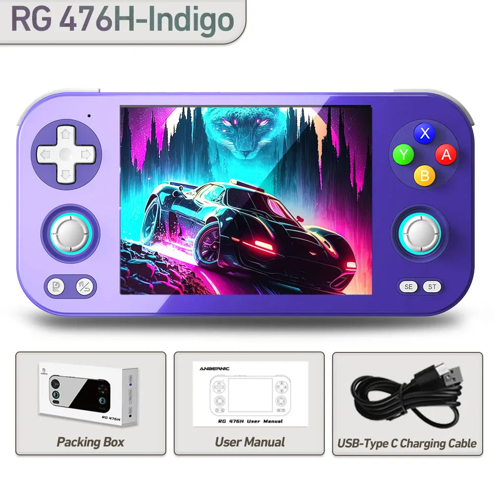 Anbernic RG 476H Retro Handheld Game Console RG476H Android 13 Unisoc T820 4.7 Inch LTPS Touch Screen1080 DP Output Streaming
