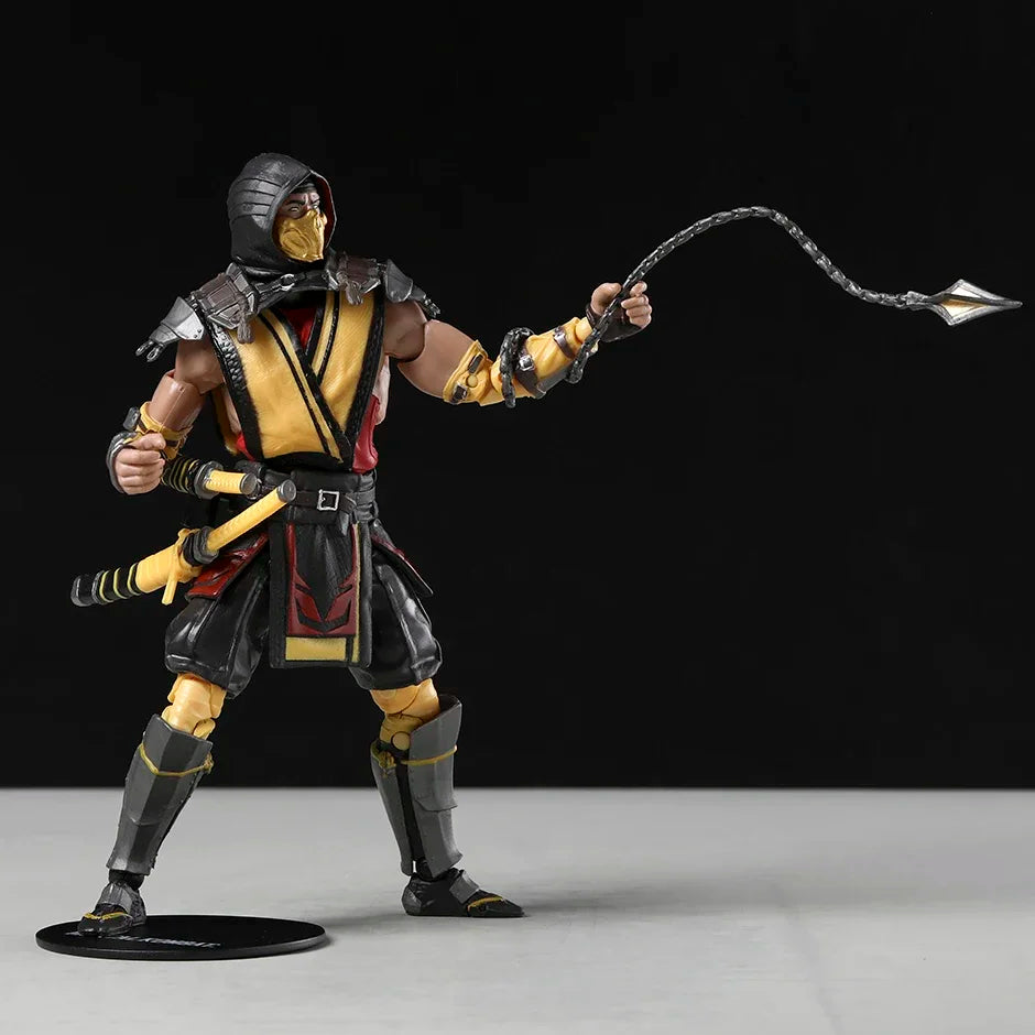 Sub-Zero Scorpion 7 inch Figure Action Figurine PVC Model Decoration Statue Gift Toy