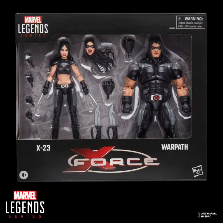 Genuine Hasbro Marvel Legends X-Force Angel X-23 Warpath Action Figure Toys for Boys Girls Gift Collectible Model Ornaments
