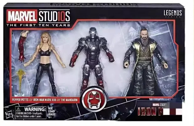 Original Marvel Legends Series PEPPER POTTS//IRON MAN MARX XXII//THE MANDARIN Action Figure Model Toys Gift