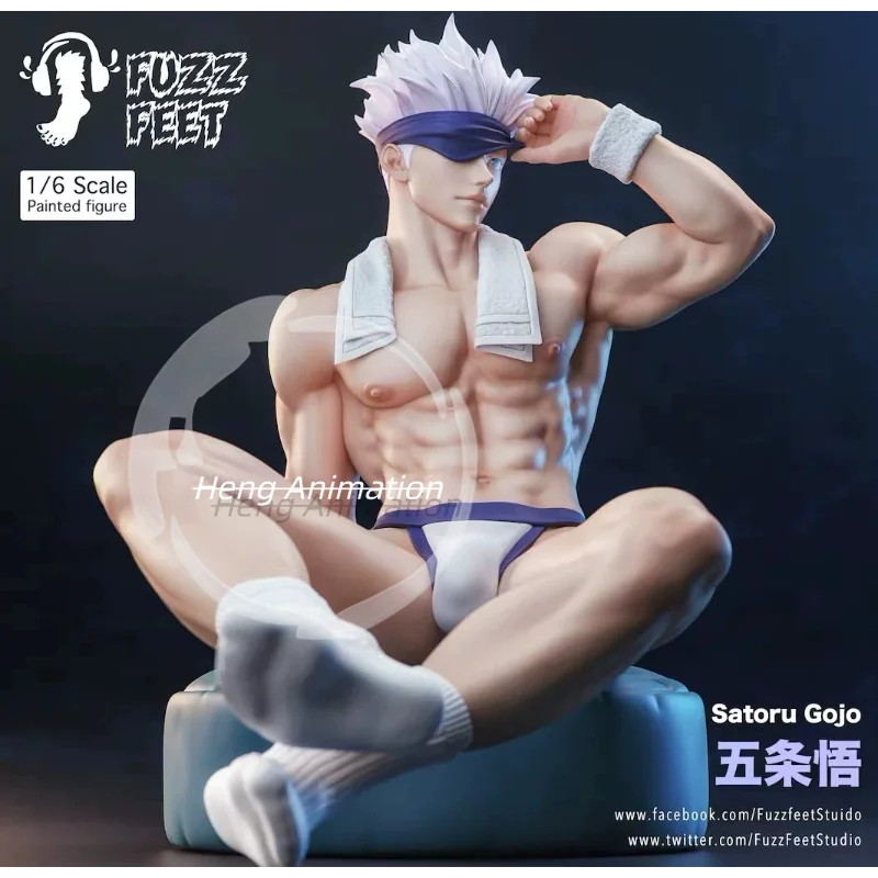 Pre-sale: Fuzzfeet Satoru Gojo Limited Edition Statue, Sexy, Trendy and Cool, Ornament, Collection