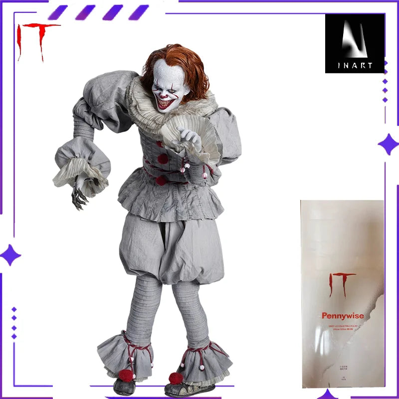 [In Stock] QUEEN STUDIOS INART Original Joker Revival IT Pennywise 1/6 Mobile Doll Exquisite Handmade Model Toy Gift Collection