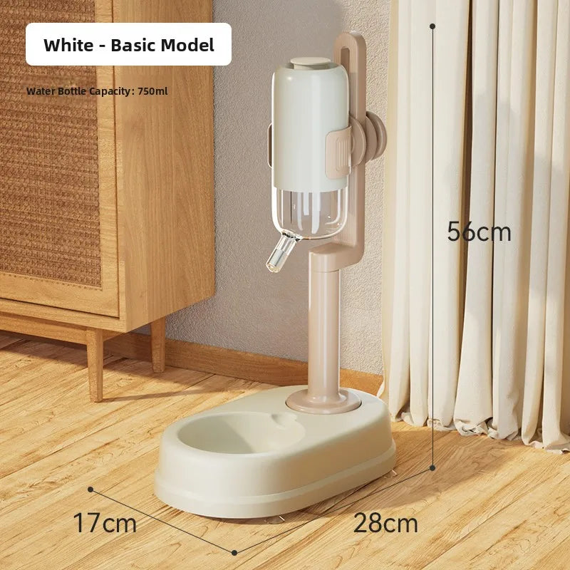 Auatic Hanging Dog Waterer No Wet Mouth Pet Drinking Fountain Cage Feeding Bowl Watering Pot Hipidog Pet Supplies