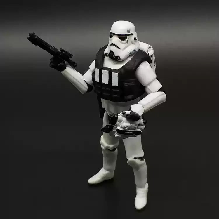 Bulk Cargo Star Wars Series 3.75inch Black Knight Storm White Warrior Action Figure Model Toy Hobby Gift