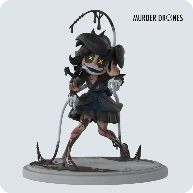 Murder Drones Cyn Animegaz Anime Figure Original Pvc Collectible Model New Villain Merch Cute Toy Kawaii Desktop Decoration Gift