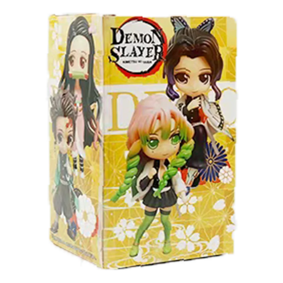 Anime Figure Demon Slayer Figures Kimetsu No Yaiba Doll Tanjiro Nezuko Zenitsu Figurine Inosuke Warrior Action Figure Model Gift