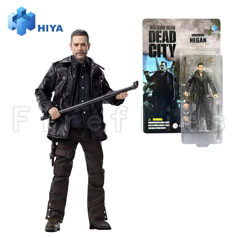 1/18 HIYA Action Figure Exquisite Mini Series The Walking Dead Negan Daryl Walker King Dark Eyes Walker Anime Toy