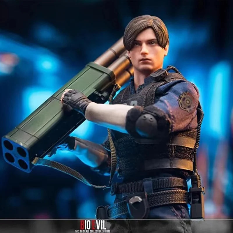 Limtoys Residentevil Leon Rpd Officer 1/12 Scale Articulated Collectible Action Figure Deluxe Version For Game Collectors