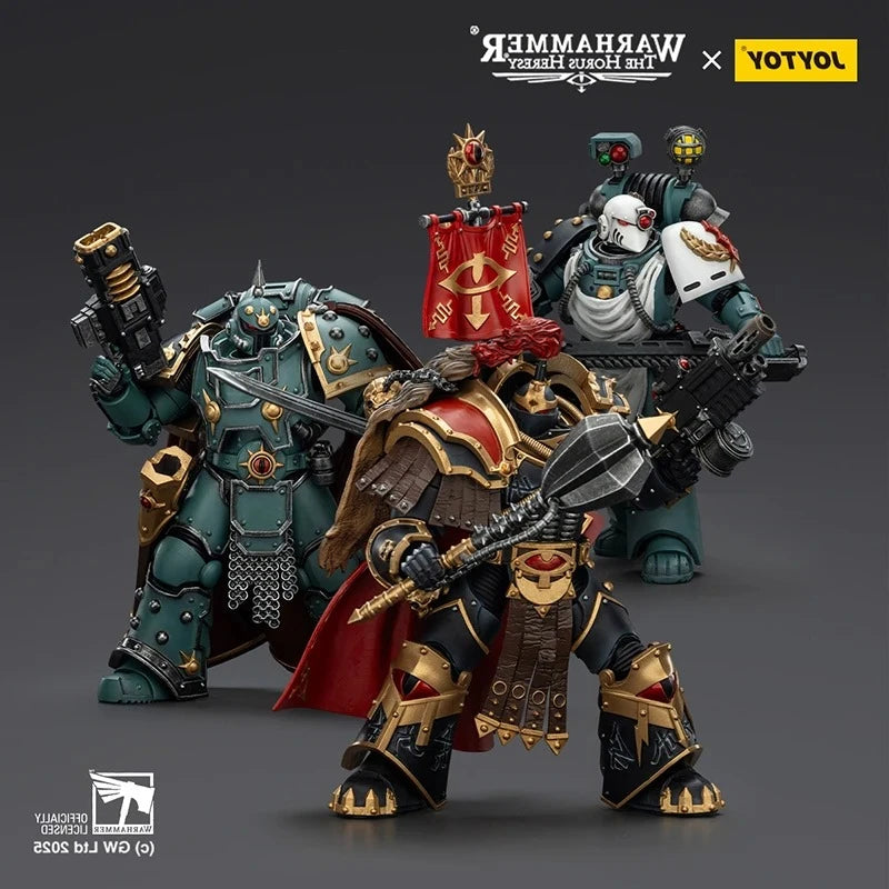 Pre-sale JOYTOY Dark Source Warhammer Sons of Horus Archon & Apothecary & Warrior 1:18 Movable Soldier Mannequin To Play