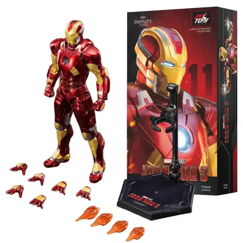 ZDTDS Original Iron Man MK37 Hammerhead MK12 MK38 Igor MK9 Iron Patriot War Machine legends Avengers Action Figure Collect Toy