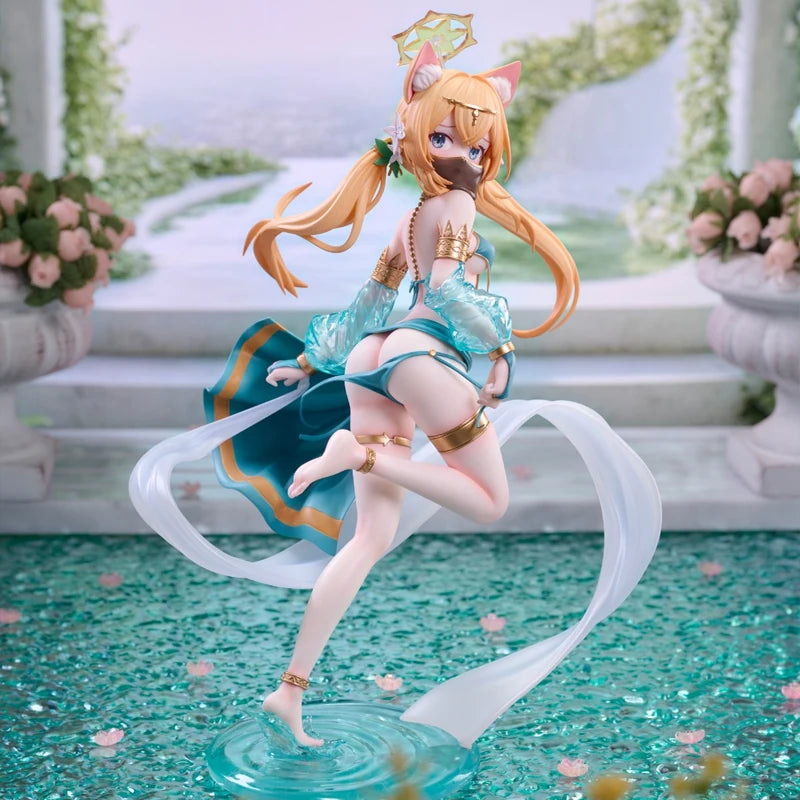 28cm Blue Archive Iochi Mari Anime Figure Yozakura Kirara/Sunaookami Shiroko/Urawa Hanako Action Figure Collectible Model Toys