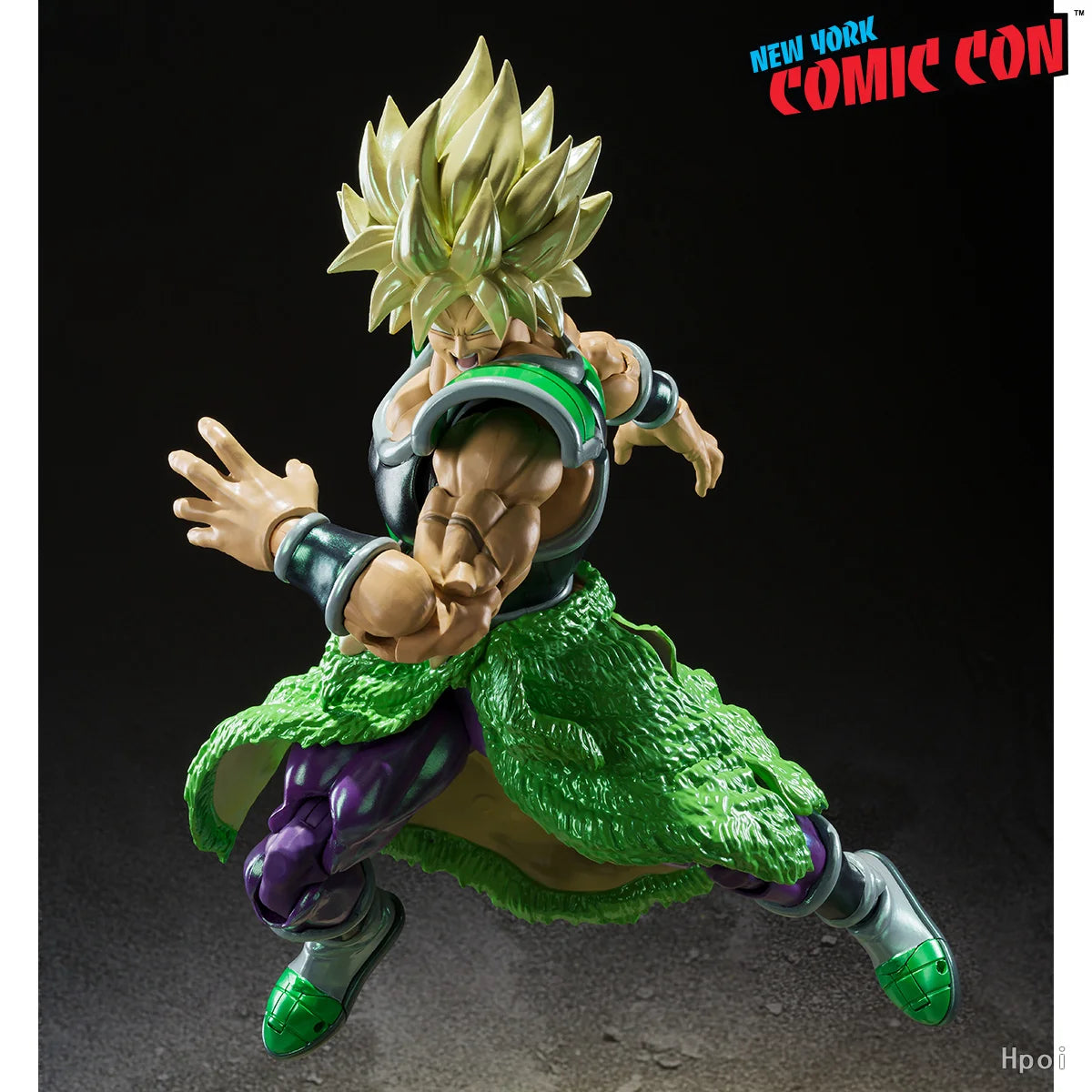 Bandai Original S.H.Figuarts Series SUPER SAIYAN BROLY -Exclusive Edition- New York Comic-Con 2022 Launches Souvenirs Toy Model