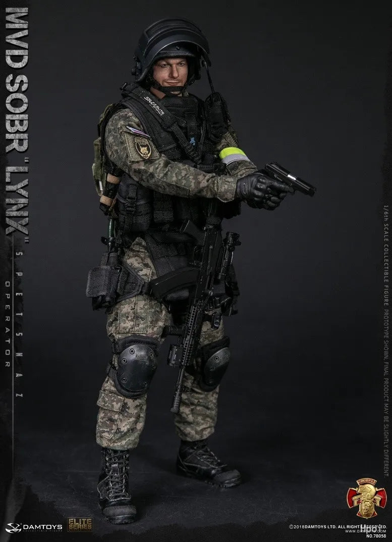 【MT】DAMTOYS NO.78058 RUSSIAN SPETSNAZ MVD - SOBR LYNX 1/6 Action Figure Model Toy Gift