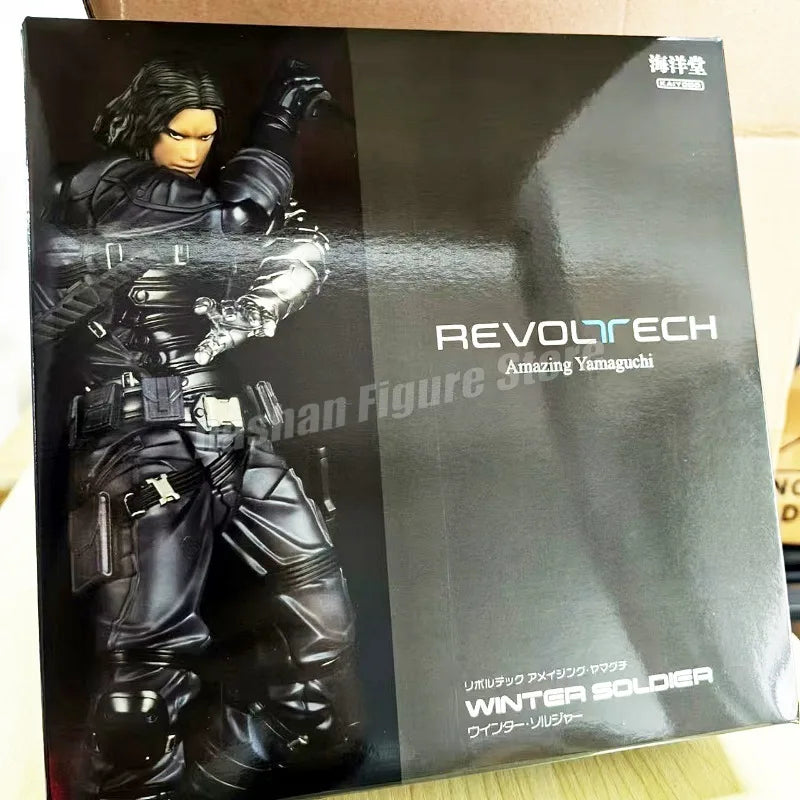 Revoltech Winter Soldier Action Figure Amazing Yamaguchi Captain America White Wolf Figures PVC Movable Collectible Model Toys