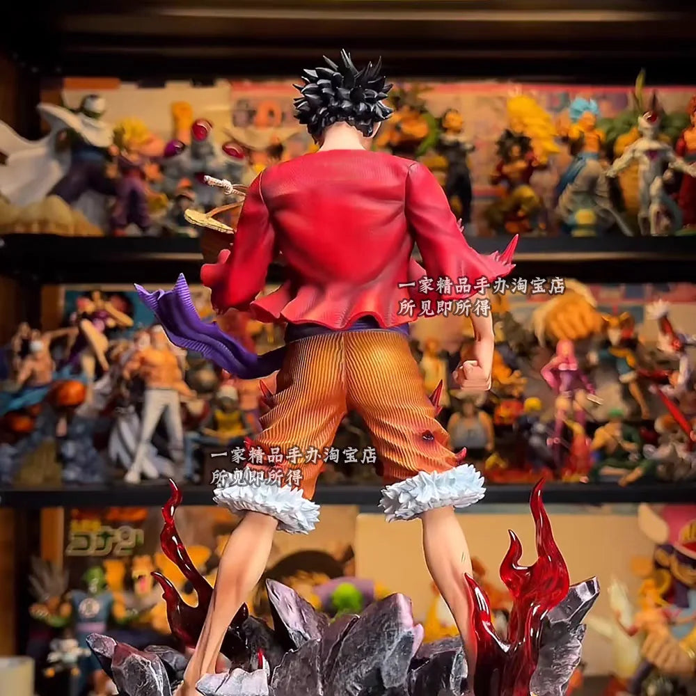 One Piece Luffy Anime Figure Four Emperors Monkey D. Luffy 24cm Action Figurine Pvc Collectible Model Doll Toys