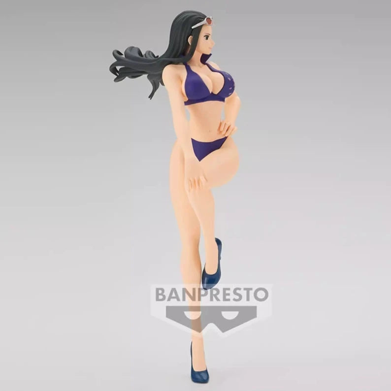 Tcv Bandai One Piece Nico Robin Vacation Ver. B  Ver. A Prize Figure Anime Collectible Model Toy Desktop Decoration Kids Gift