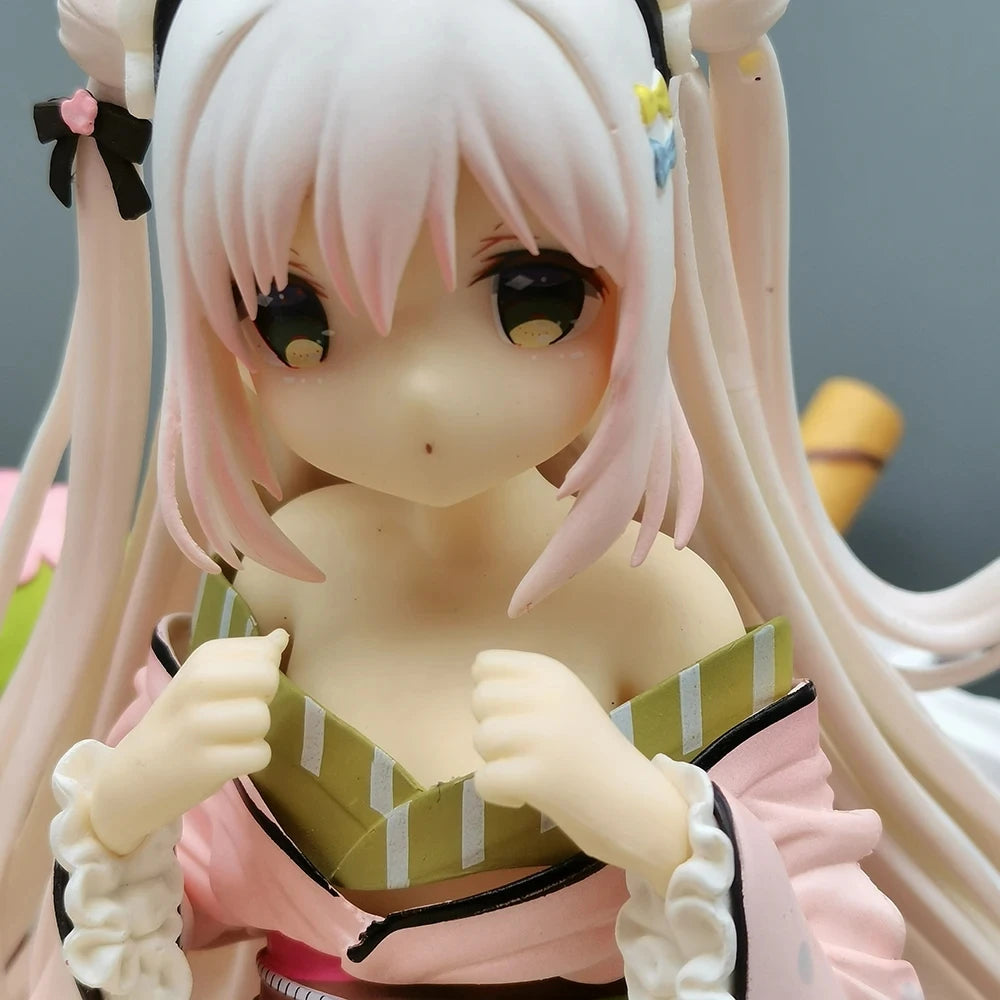 20cm Shiratama Komame Native Grizzry Panda 1/6 Girls Toys Japanese Anime PVC Action Figure Toy Game Collectible Model Doll