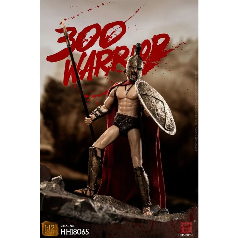 HHMODEL Original Spartan Warrior Sparta 300 Doujin 1/12 Movie Movable Doll Figurine Model Toy Ornament Collection Gift in Stock