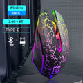 RGB-Farbe 2,4G Drahtlose Maus Bluetooth 5.2 Maus Dual Modus Gaming Maus Wiederaufladbare Stille Mäuse Für PC Laptop Tablet MacBook