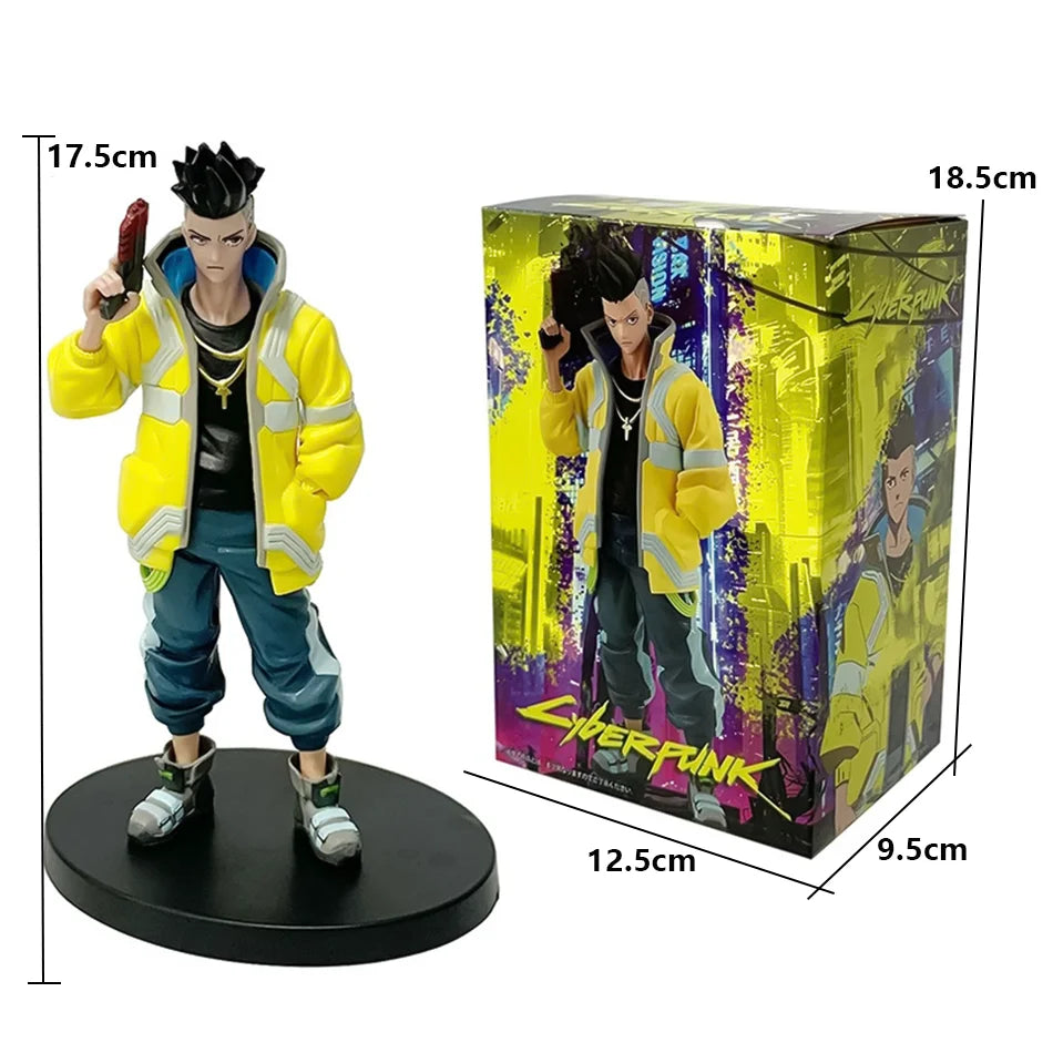 Anime-Spiel Cyberpunk: Edgerunners 17–22 cm Lucy Rebecca David Martinez Mond Actionfigur Spielzeug Anhänger Weihnachtsgeburtstagsgeschenk