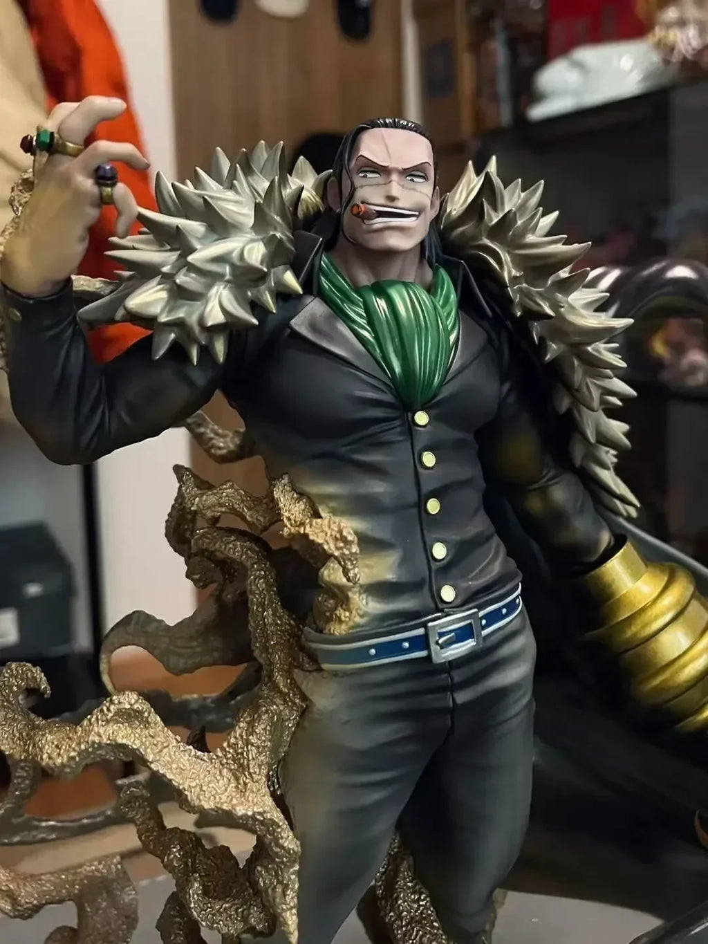 In Stock Megahouse One Piece Sir Crocodile Original Genuine Anime Figure Model Toys For Boys Action Figures Collection Doll Pvc