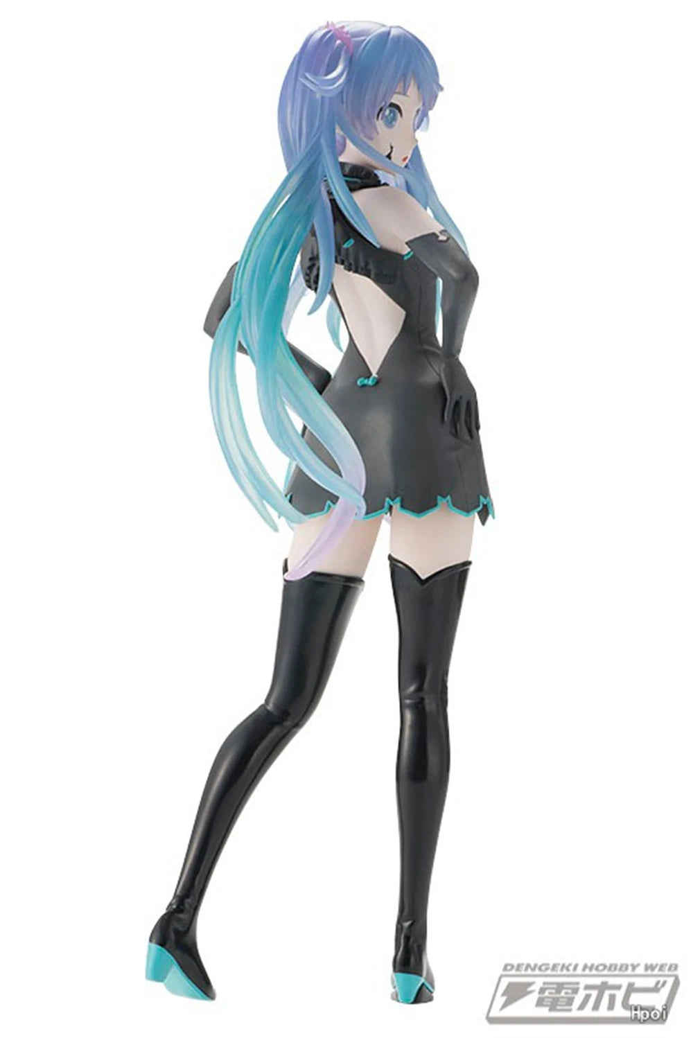21CM Anime Hatsune Miku Project Ghost Hatsune Miku Black Dress Lolita Model Toy Gift Collection Aciton Figure