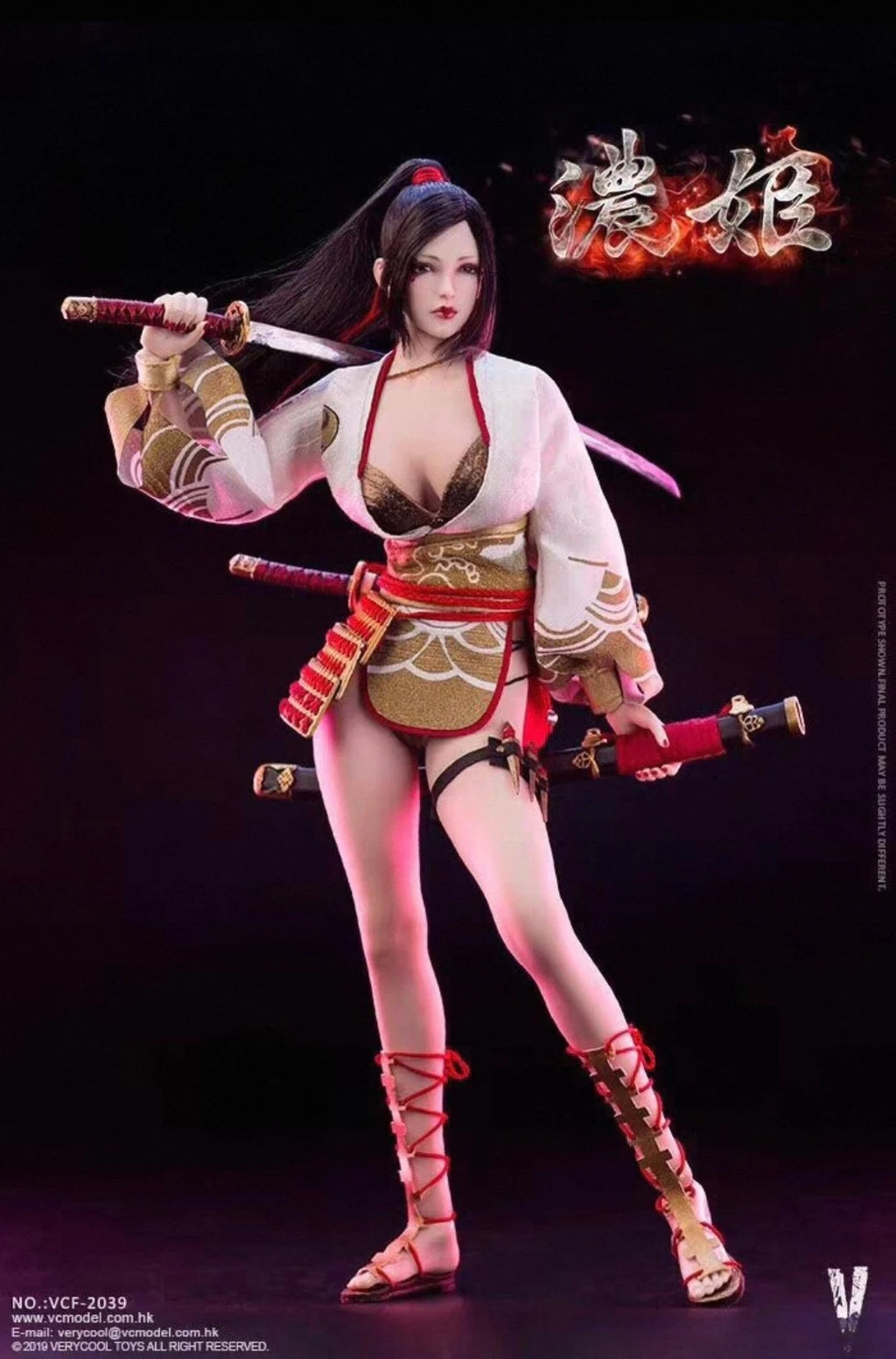 VERYCOOL VCF-2039 1/6 Scale Japanese Heroine Series NOHIME 12'' Action Figure Full Set Collectible Model Toys Gift in Stock