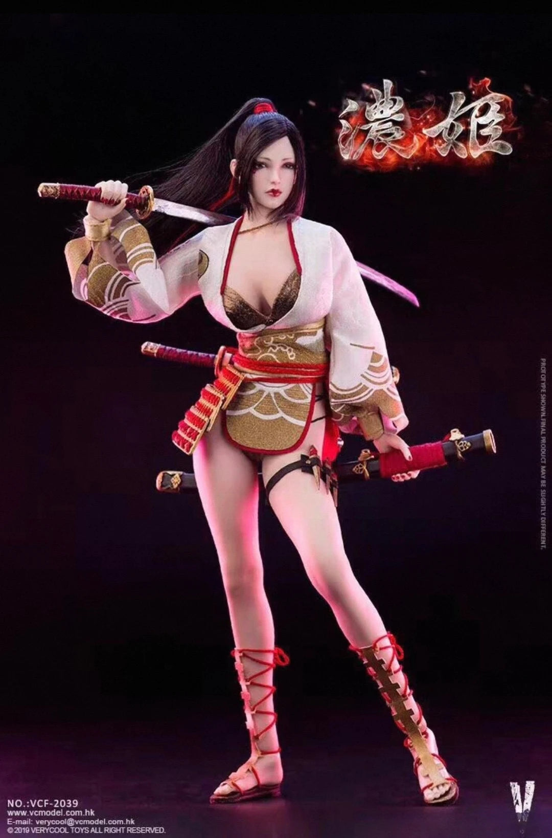 VERYCOOL VCF-2039 1/6 Scale Japanese Heroine Series NOHIME 12'' Action Figure Full Set Collectible Model Toys Gift in Stock