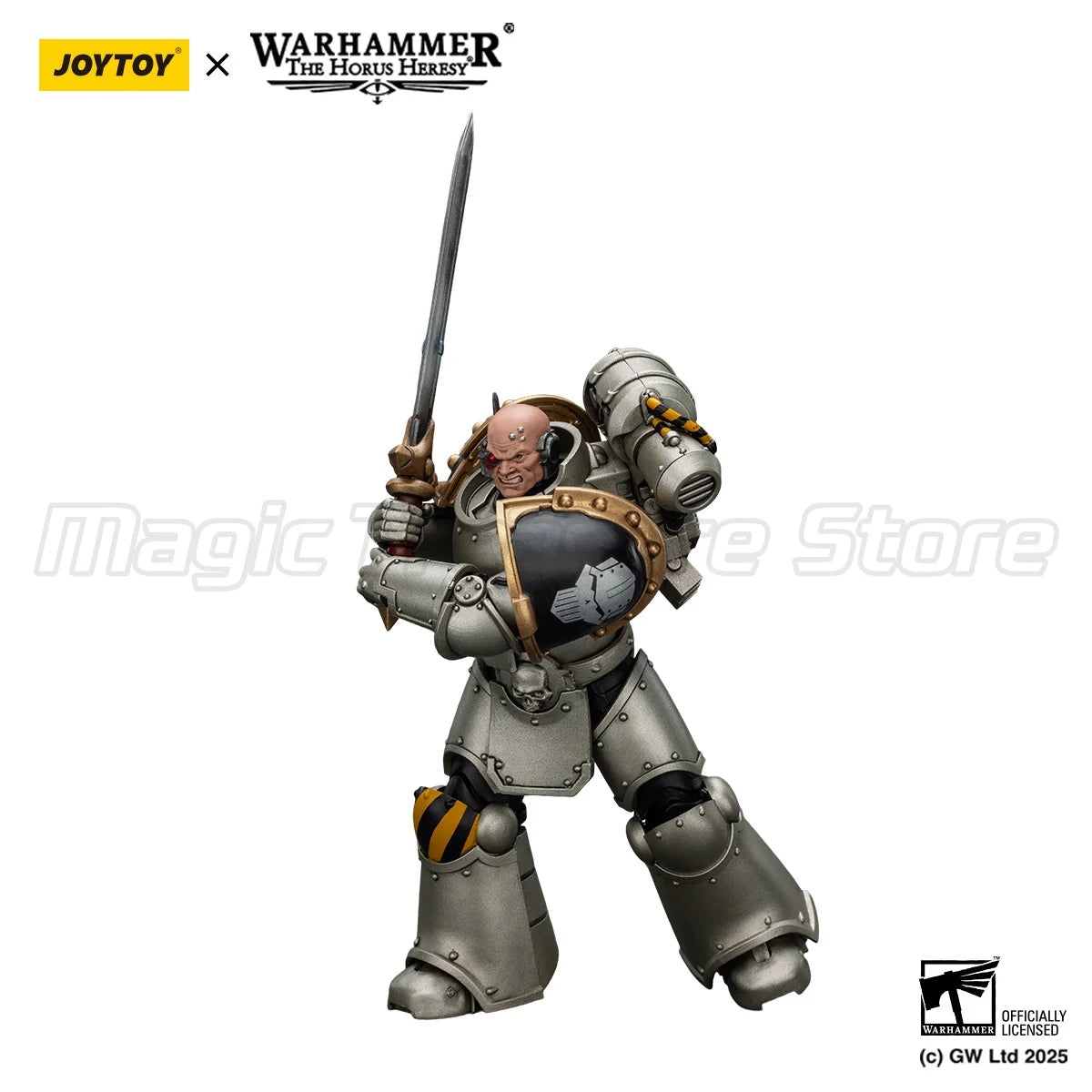 【MT】JOYTOY 1/18 Action Figure Warhammer 40K Iron Warriors Command Squad Choosen with Legion Standard Model Toys