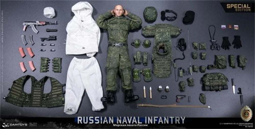 DAMTOYS 1/6 DAM 78070S Russian Action Figure Soldier Full Set Figures For Fans Collection