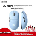 MCHOSE A7 Serie Maus PAW3950 8K Top Speed ​​Empfänger Ergonomie 2,4G Wireless Gaming E-Sport Mäuse Angepasst PC Zubehör Geschenke