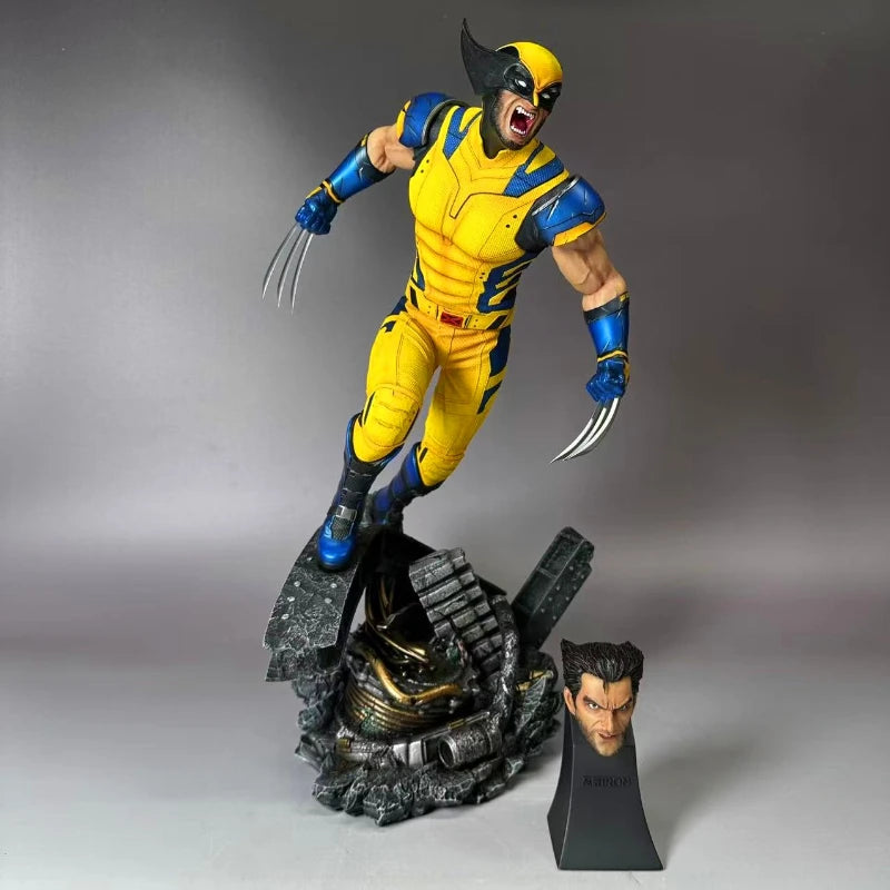 52cm Brand New The Avengers Movie Figure Wolverine Peripheral Resin Model Statue Desktop Decorate Ornaments Birthday Gifts Toys