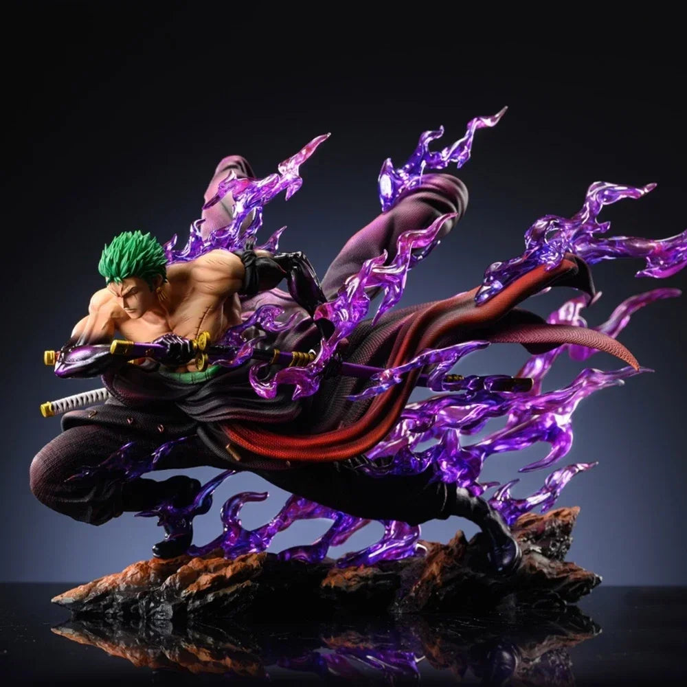 21 см/8,27 инча One Piece Zoro Фигура 2 глави Roronoa Zoro Екшън фигурка PVC Аниме Модел Фигурка Детски играчки Подаръци Момчета Колекционерска