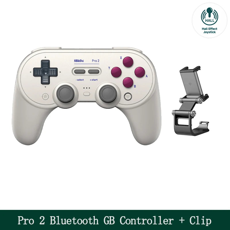 8Bitdo Pro 2 Bluetooth Gamepad Control with Hall for Switch PC macOS Android Steam Raspberry Pi Nintendo Switch Game Controller