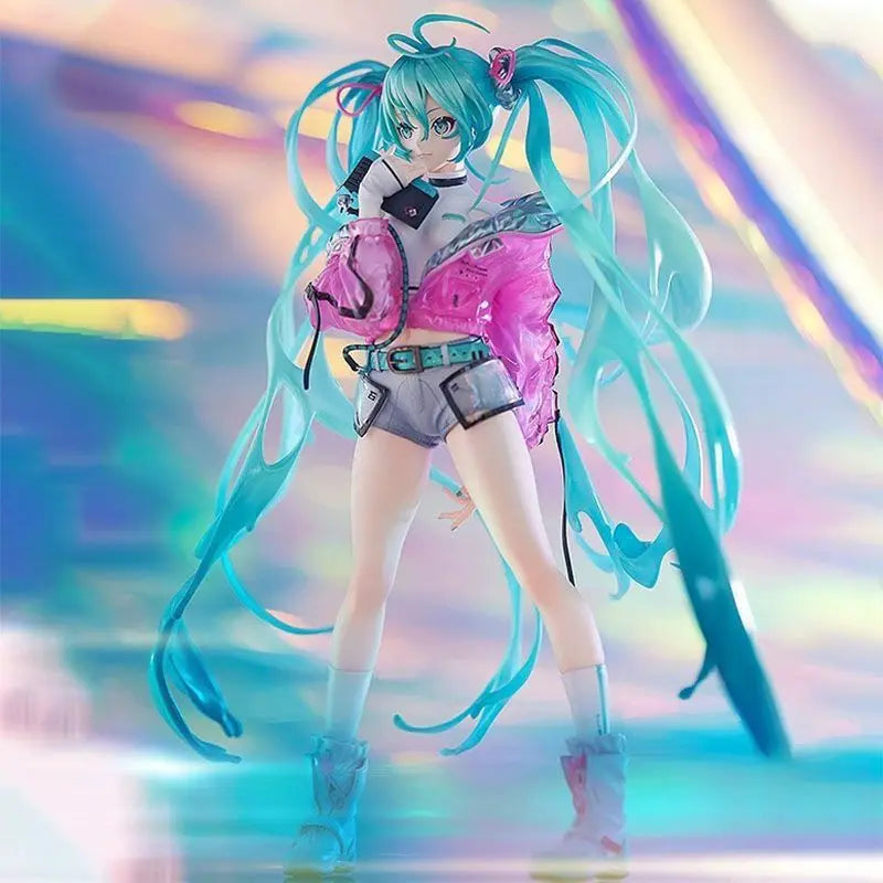 24 cm Hatsune Miku Anime Figur Hatsune Miku Actionfigur Fashion Girl Figur PVC Erwachsenensammlung Modell Puppenspielzeug