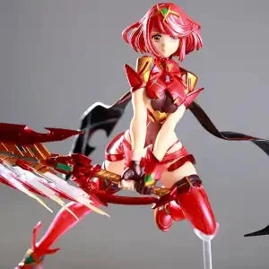 Hot Xenoblade Chronicles 2 Figure Pyra Action Figures Mythra Figurine Pvc Gk Statue Model Doll Collect Decor Toys Birthday Gift