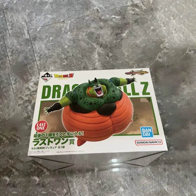BANDAI Ichiban Kuji Dragon Ball VS Omnibus Cross Semi - Perfect Cell Battle Figurine Assemble Model Kit Model decoration Kawaii